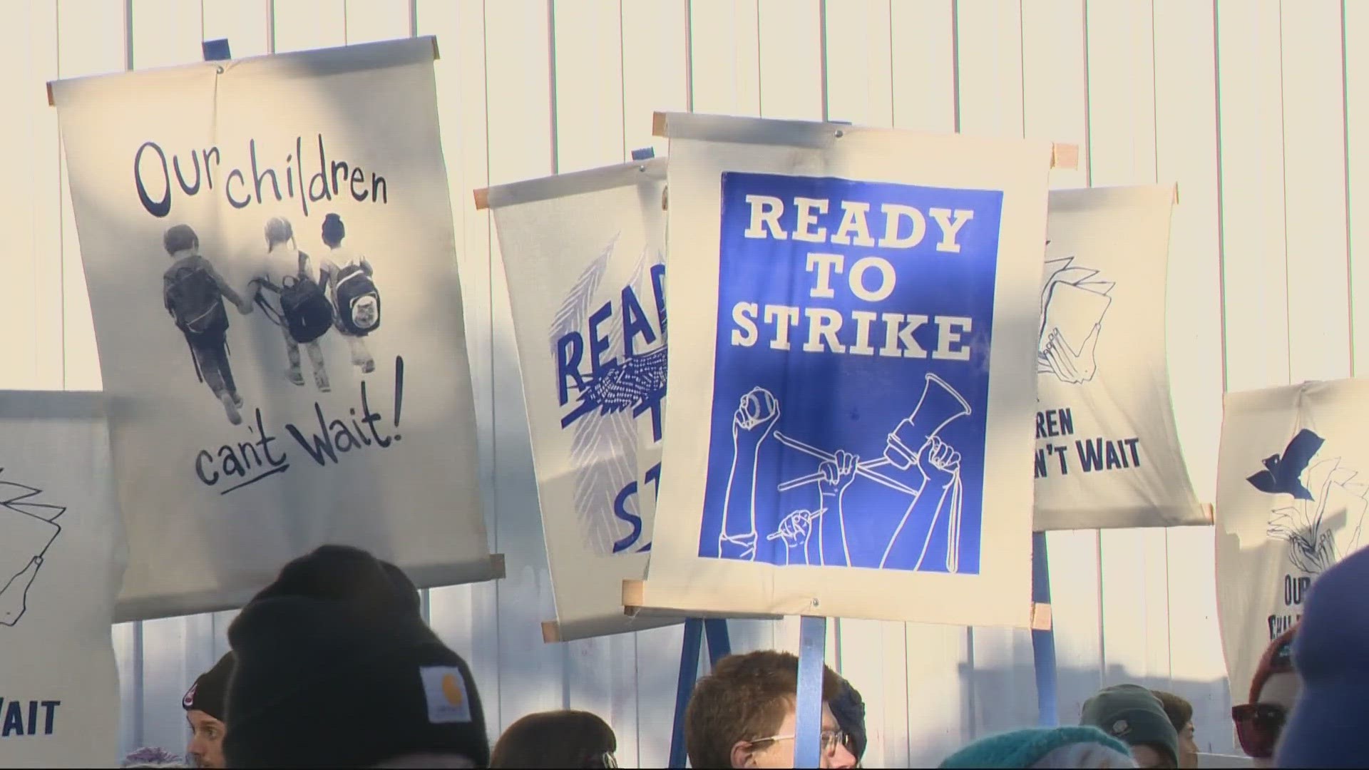A teacher strike is scheduled to begin Wednesday if a deal is not reached between the district and teachers union.